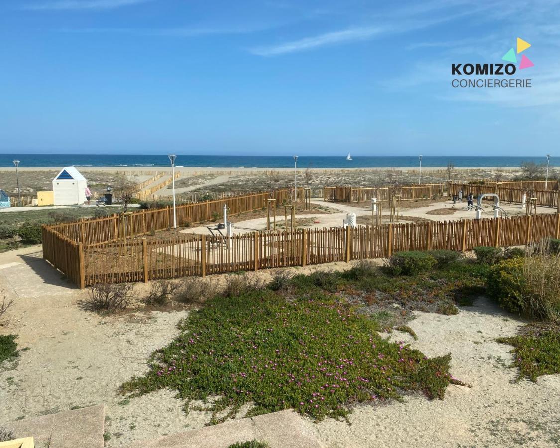 « L'Ecume » Terrasse Rez-De-Chaussee/Front De Mer Лёкат Экстерьер фото